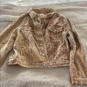 POL Tan Corduroy Jacket